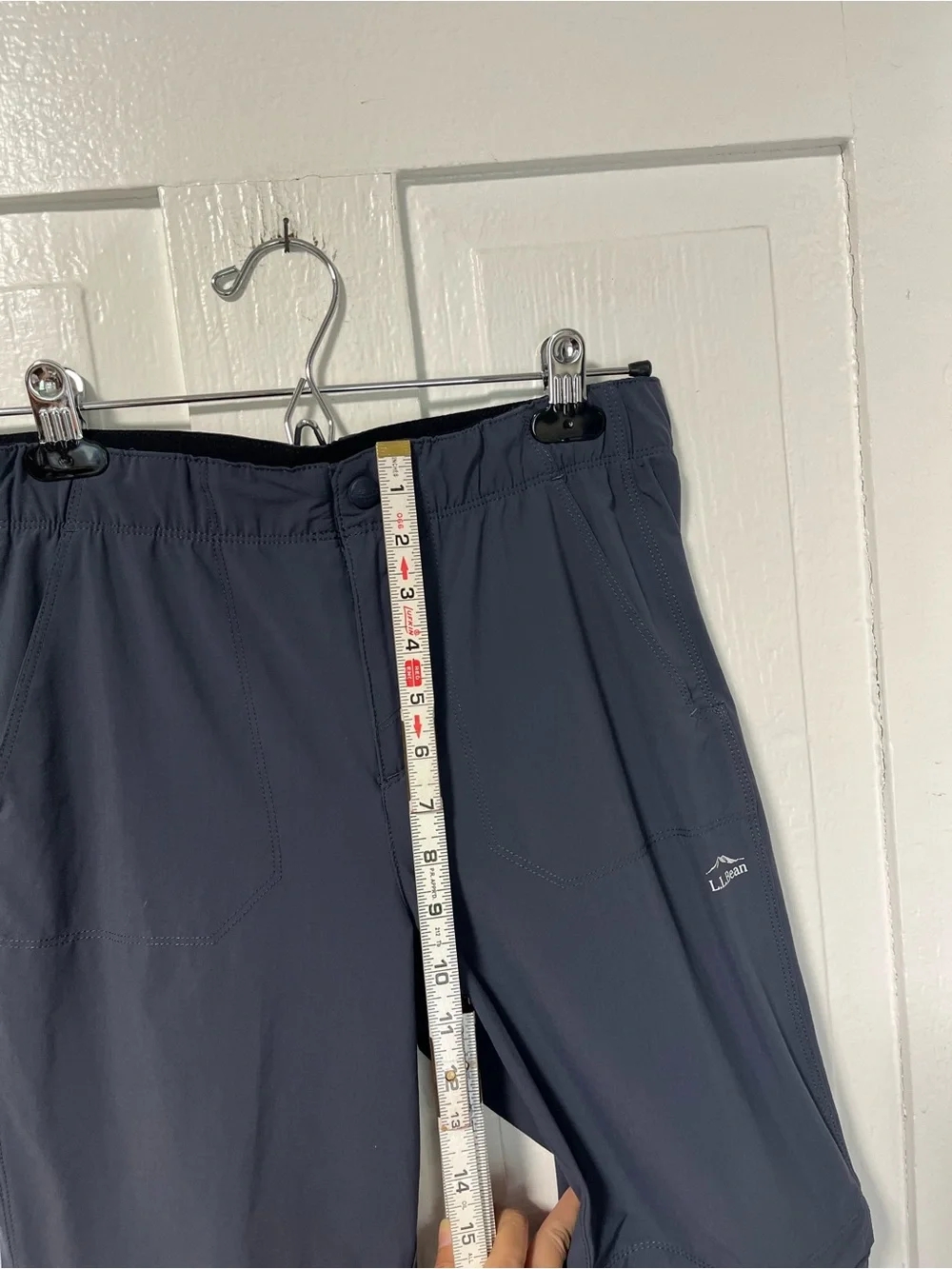 L.L.Bean Kids Size 16 Unisex Convertible Zip Off Hiking Pants Navy 512948